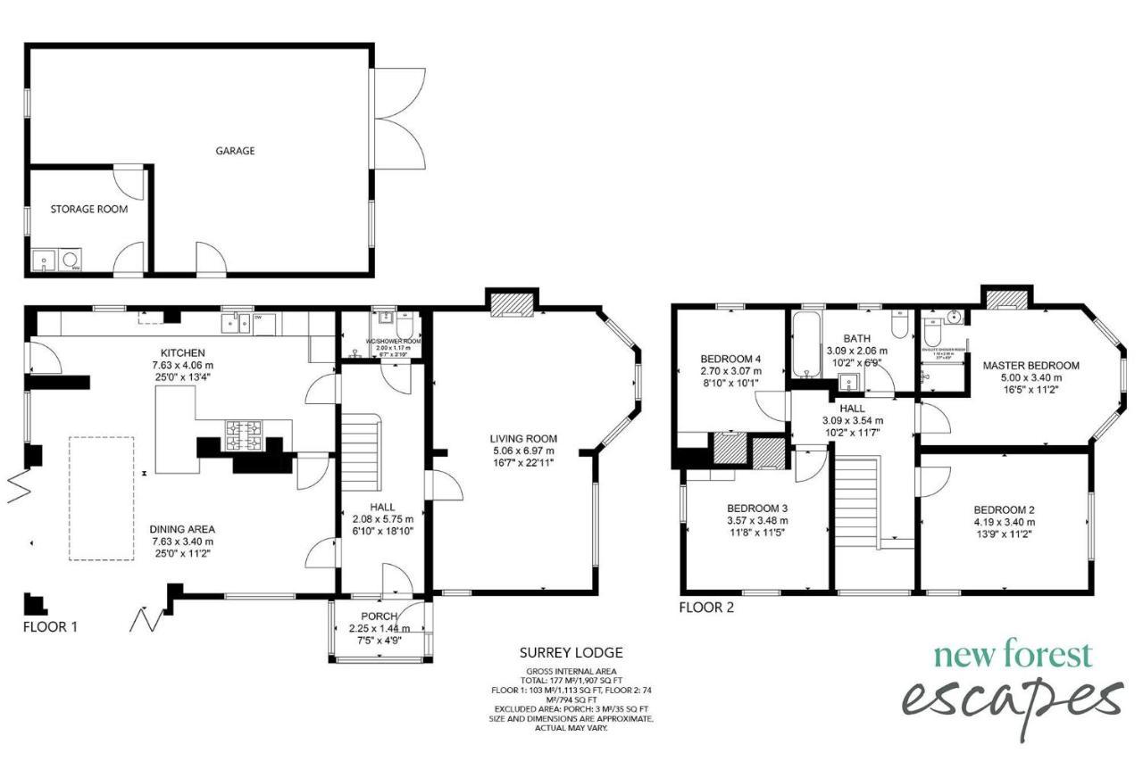 Surrey Lodge بروكينهورْسْتْ المظهر الخارجي الصورة
